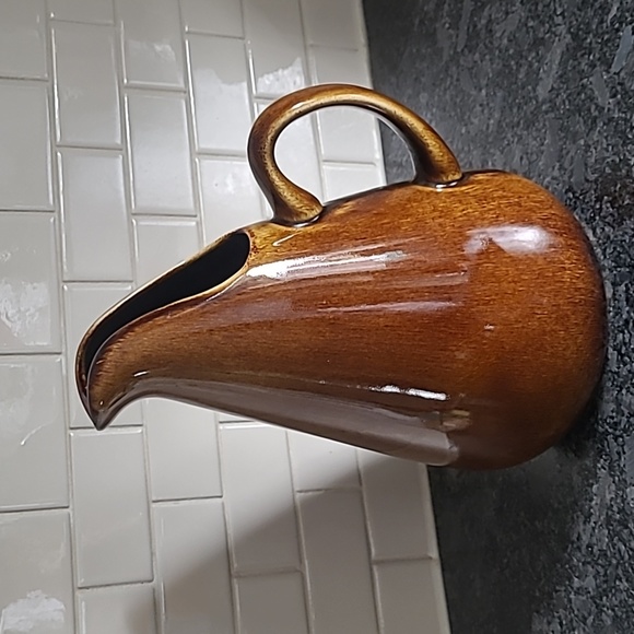 Russel Wright American Brown Glazed Oneida Pitcher - Picture 2 of 13